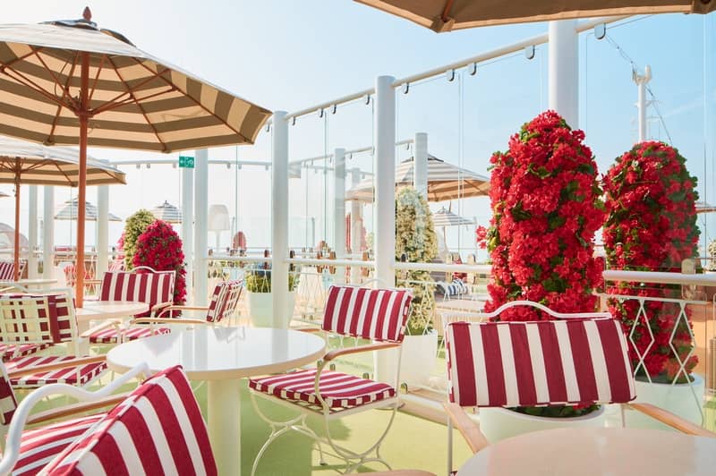 Photographie du Giardino del Fiore, espace détente à bord du Costa Firenze
