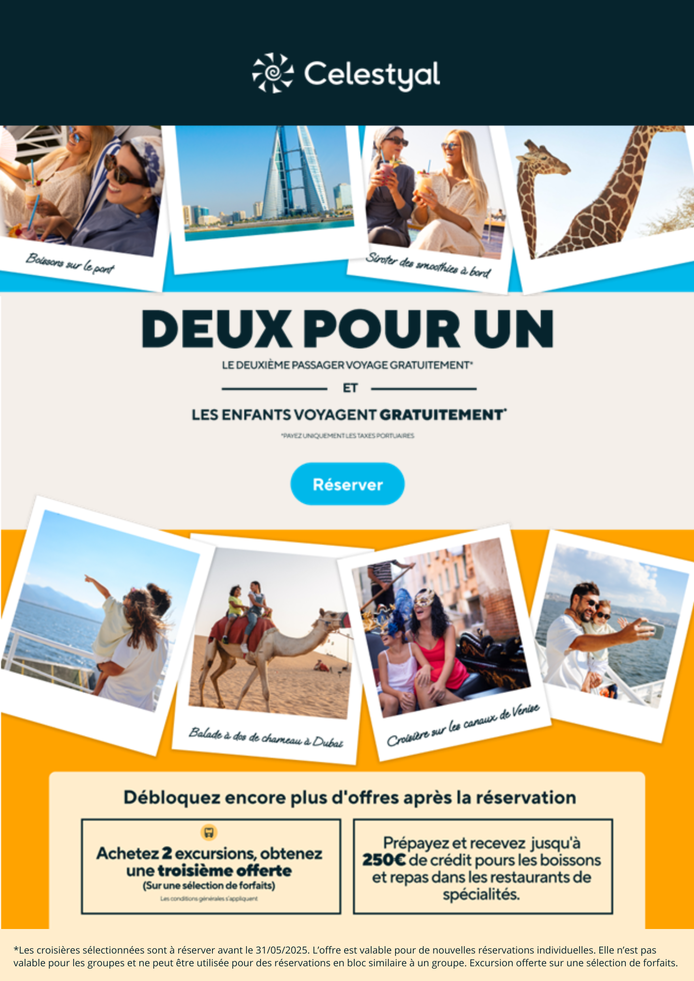 Offre Celestyal : Deux pour Un