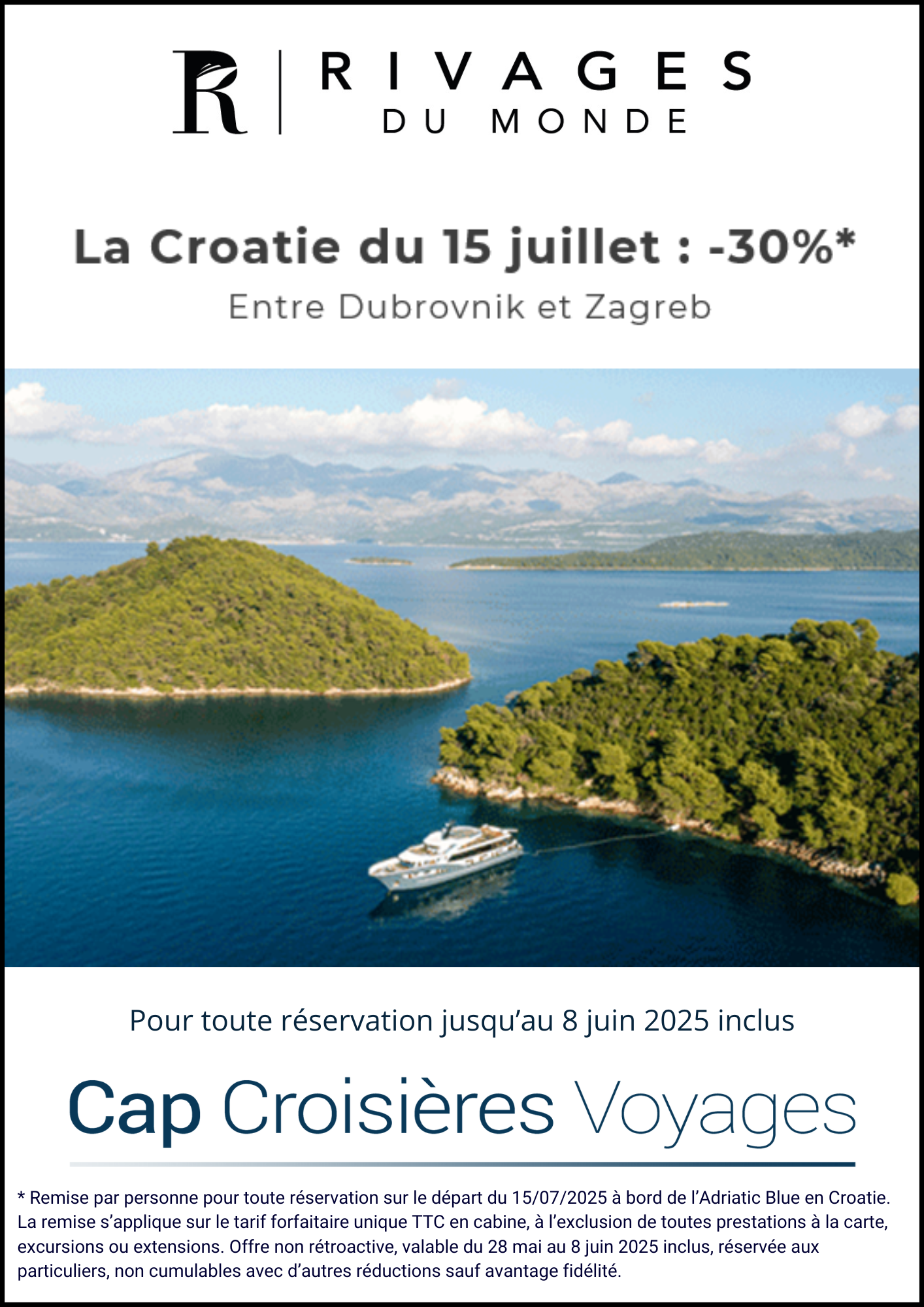 Offre RDM : Croatie
