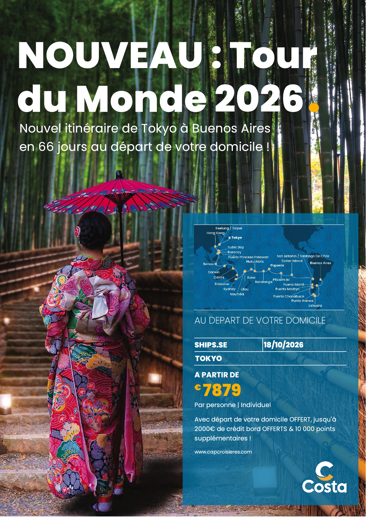 Offre Costa : Nouveau TDM 2026