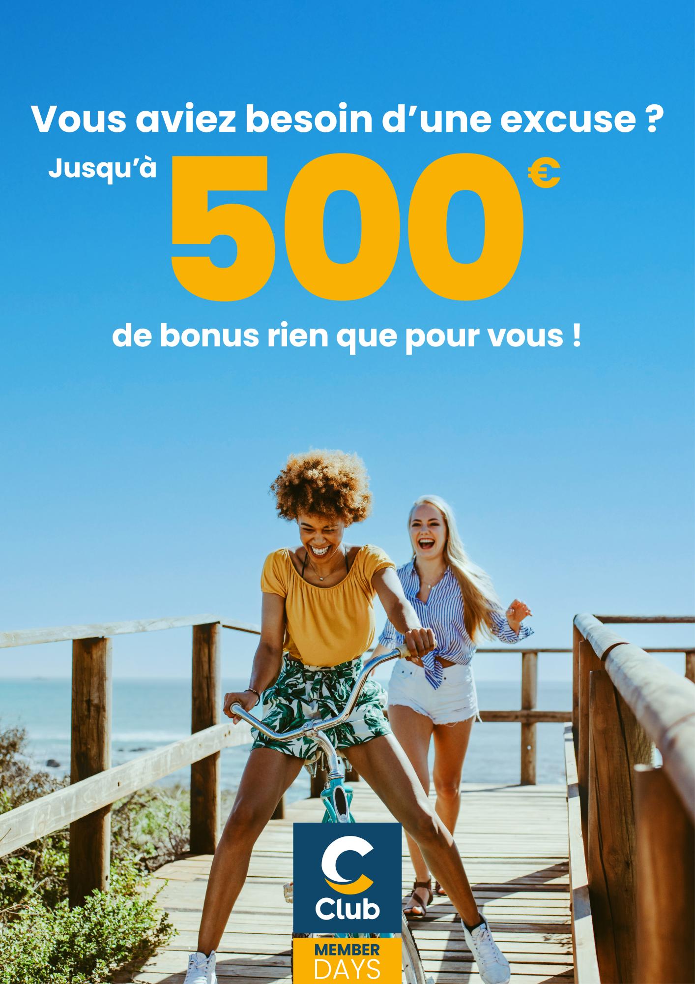 Offre Costa : 500e member days
