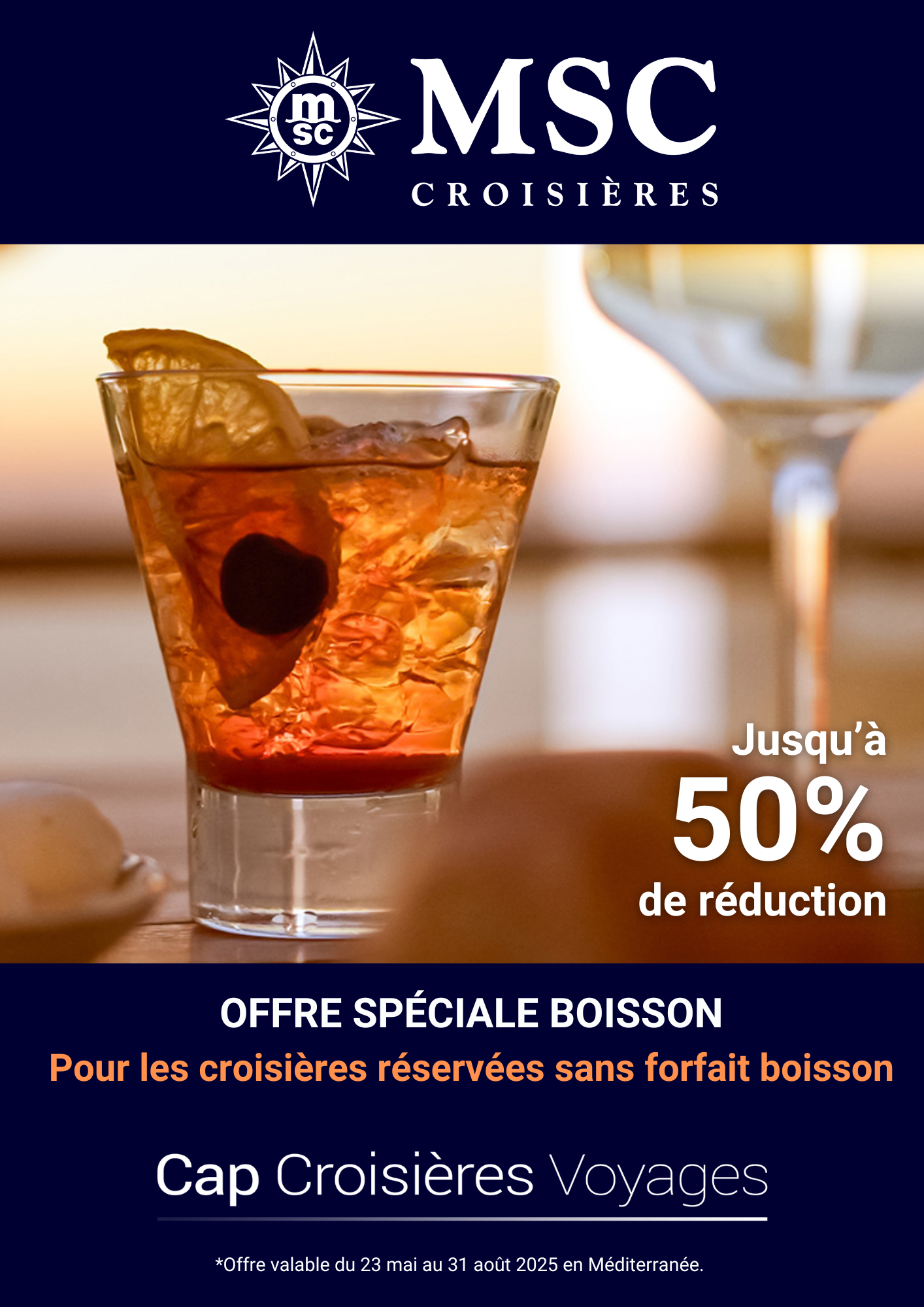 Offre MSC : boisson