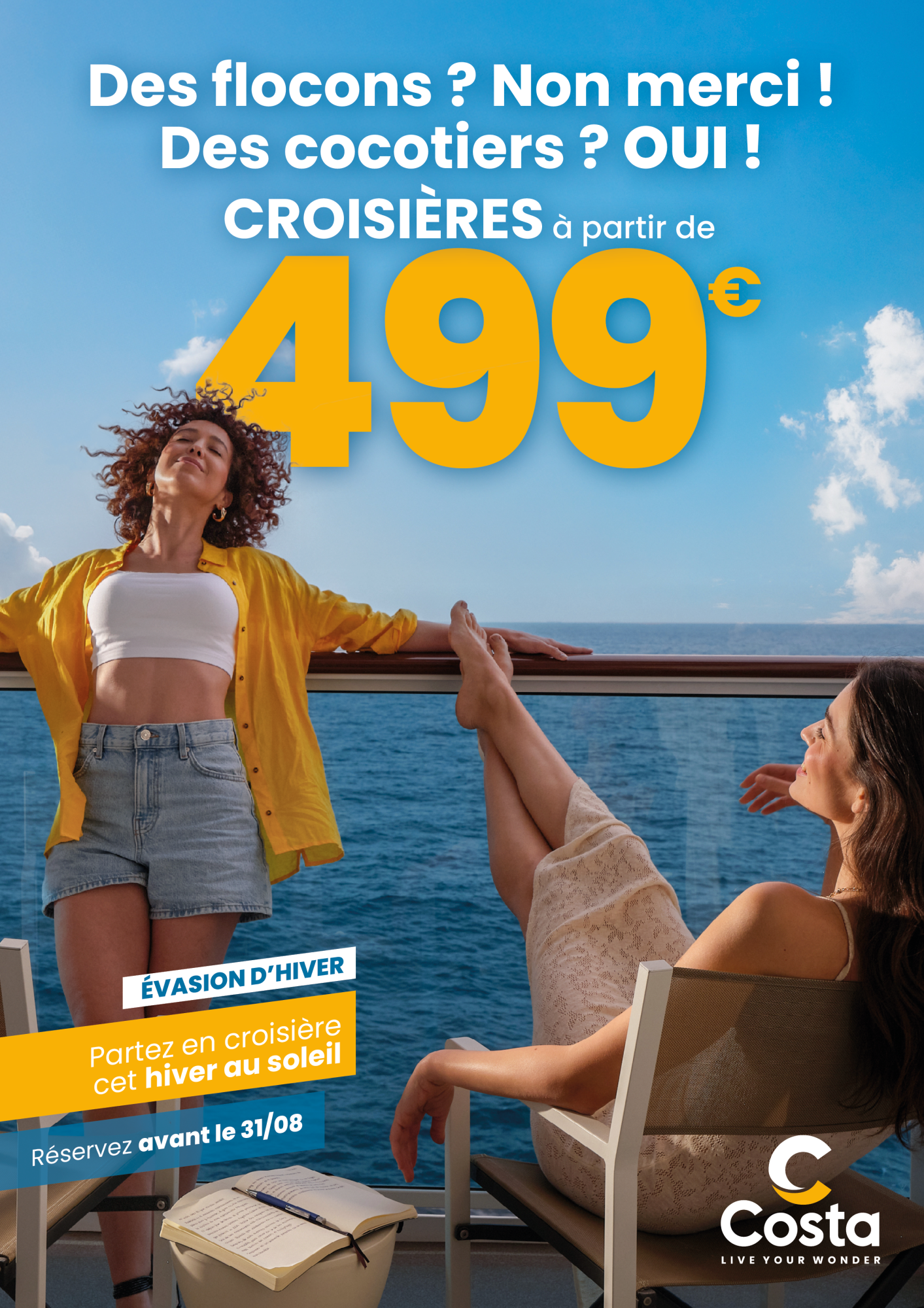 Offre Costa : évasion d'hiver