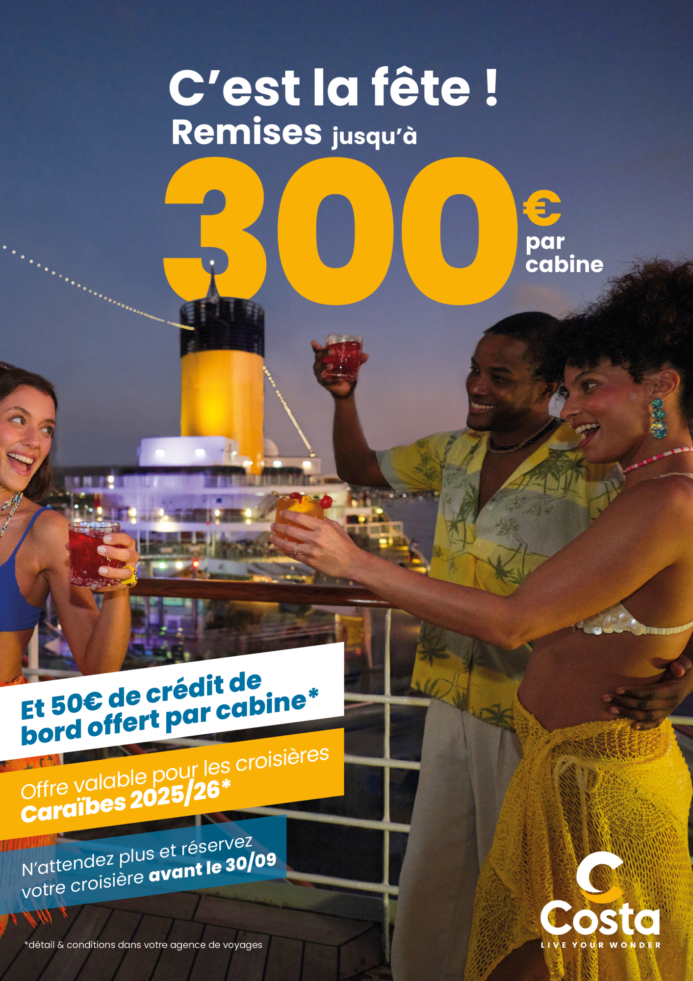 Offre Costa : Caraïbes