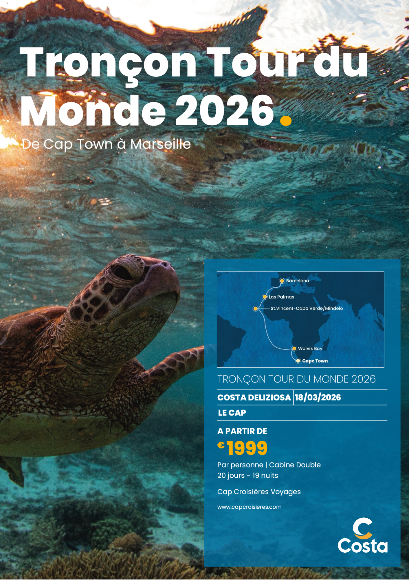 Offre Costa : Tronçon 2026