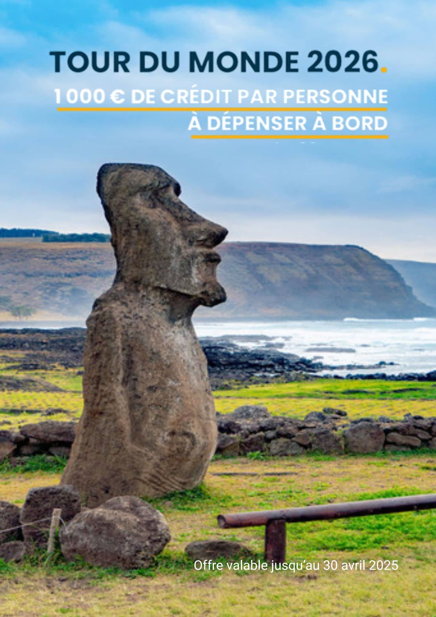 Offre Costa TDM 2026 : 1000€ de crédit bord offert