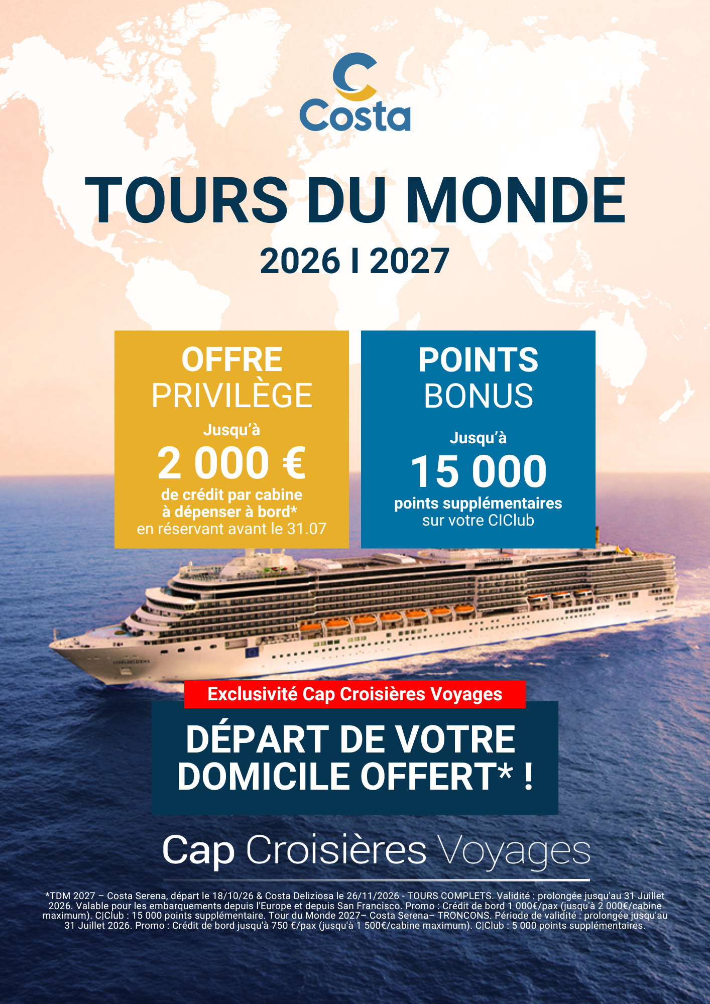 Offre Costa TDM