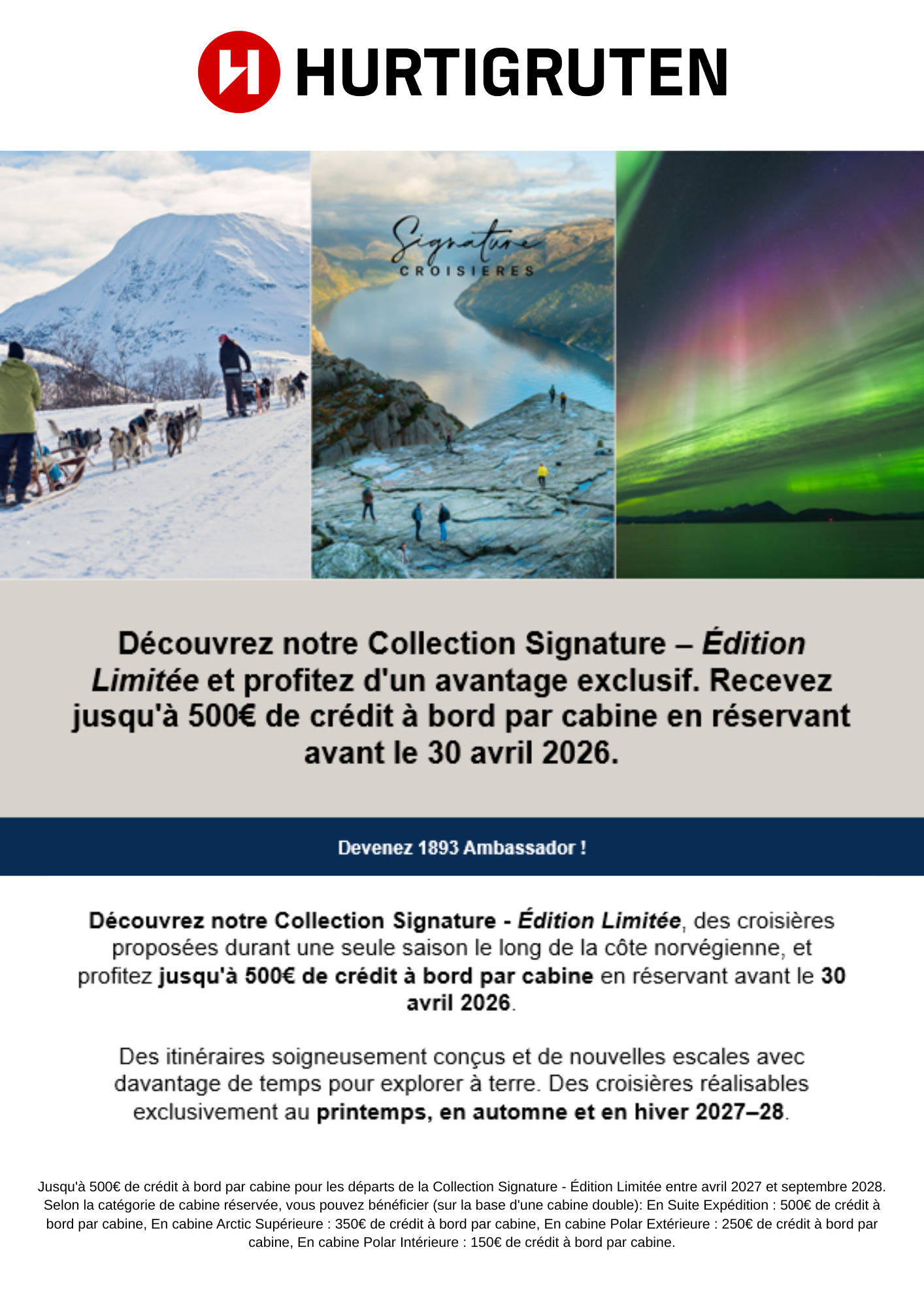 Offre CB Hurtigruten