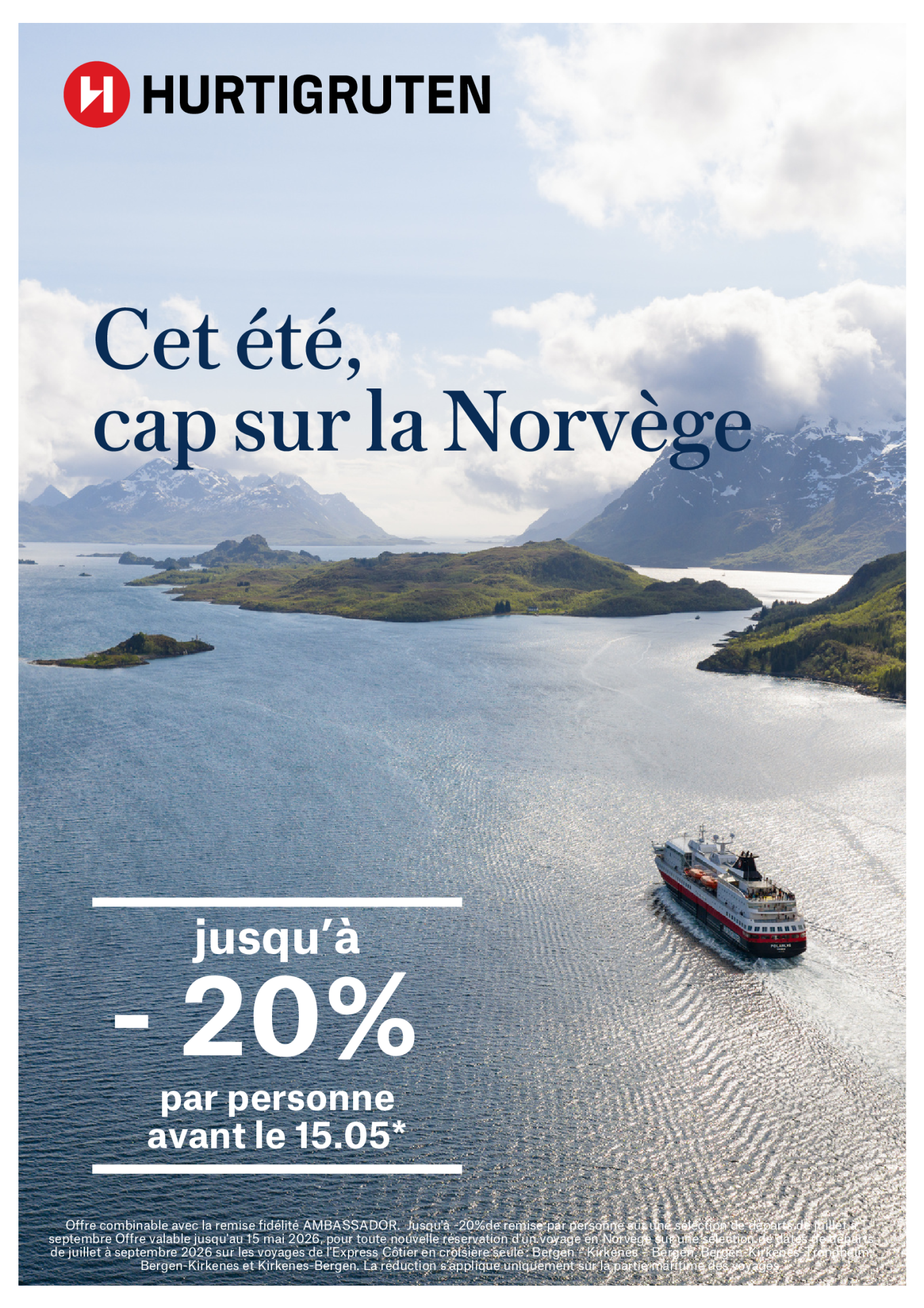 Hurtigruten 20%