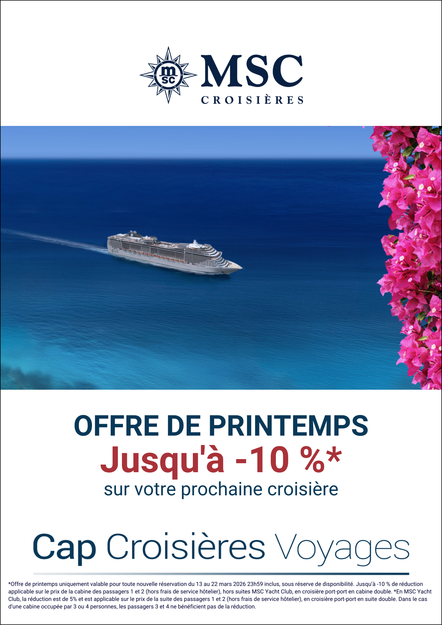 Offre MSC Printemps