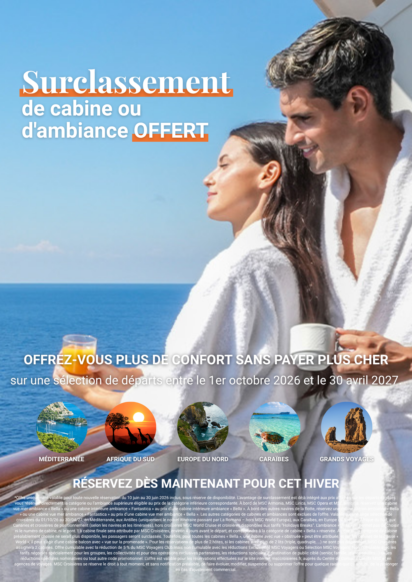 Offre MSC Surclassement