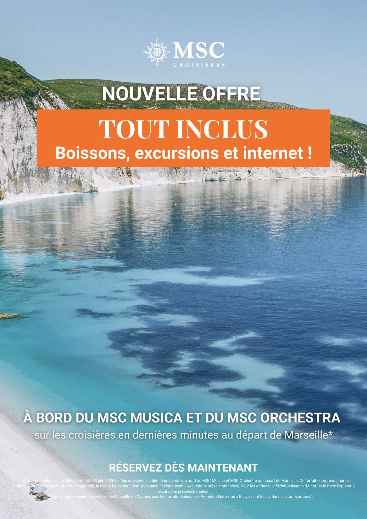 Offre MSC tout inclus