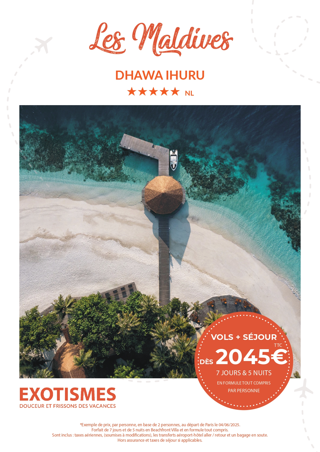 Séjour Exotismes : Maldives 04/06