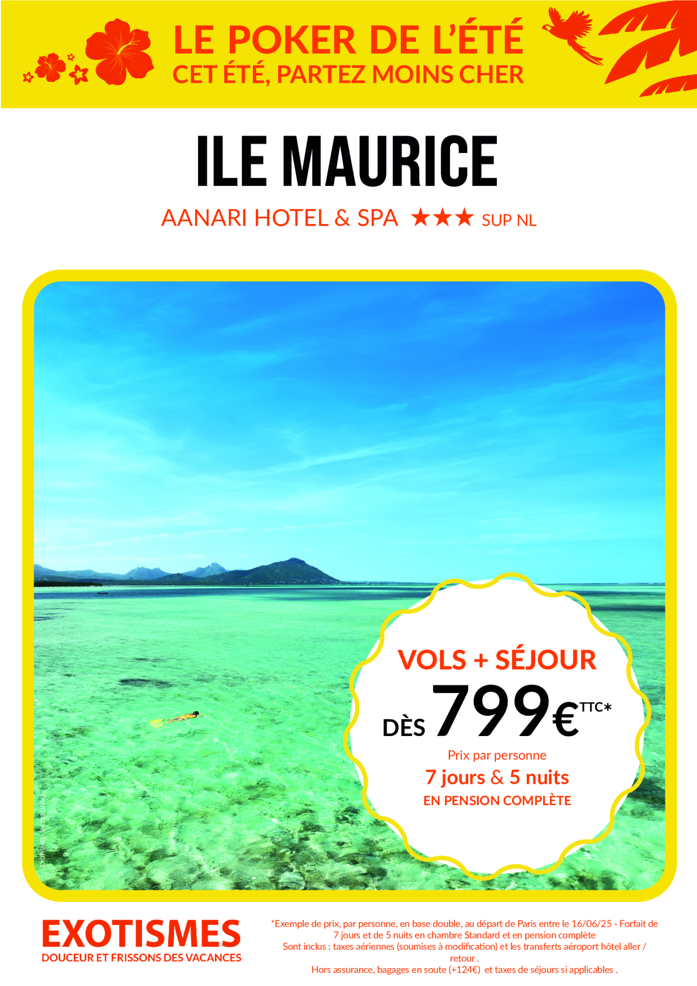 Séjour Exotismes : Poker Ile Maurice