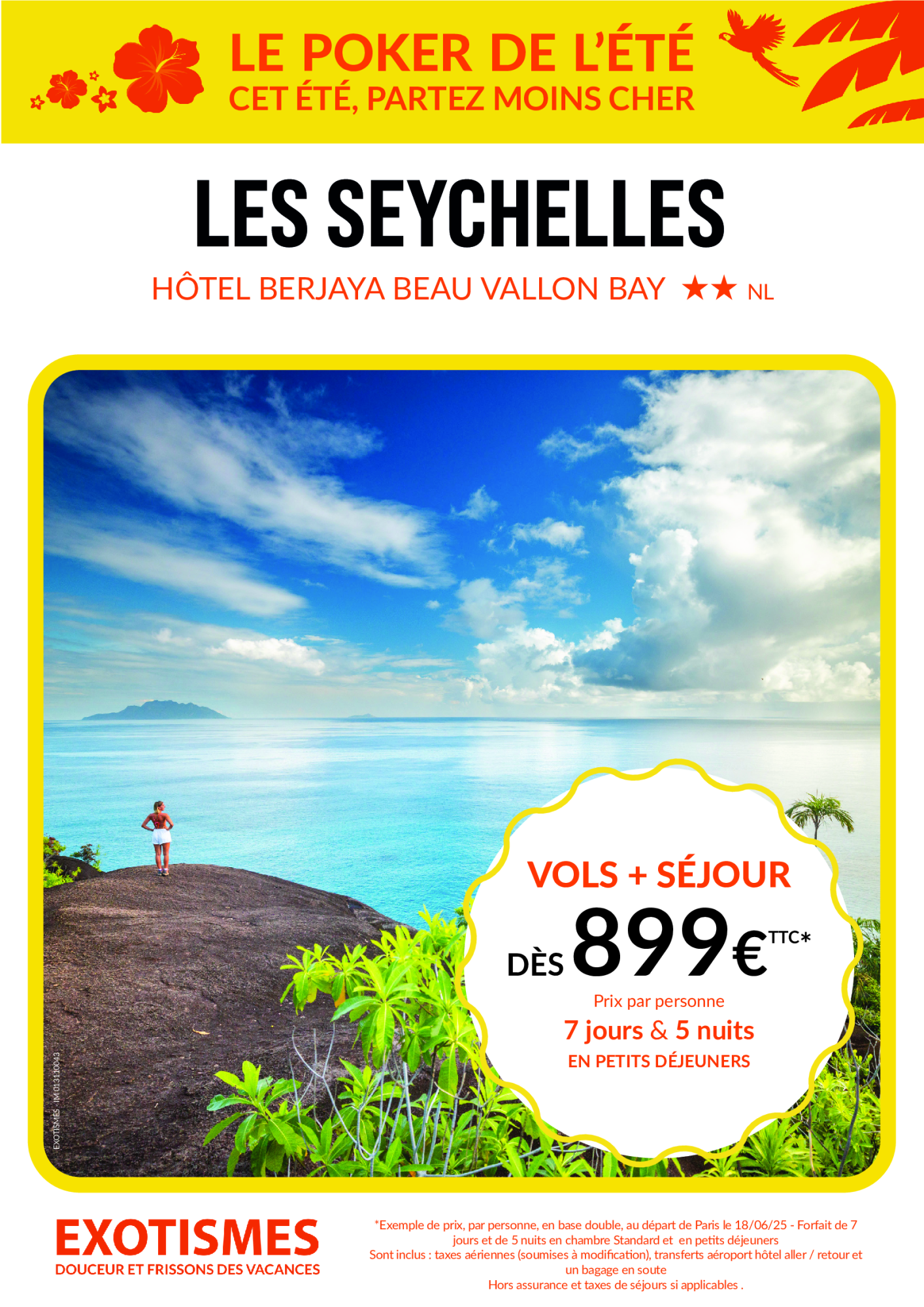 Séjour Exotismes : Poker Seychelles