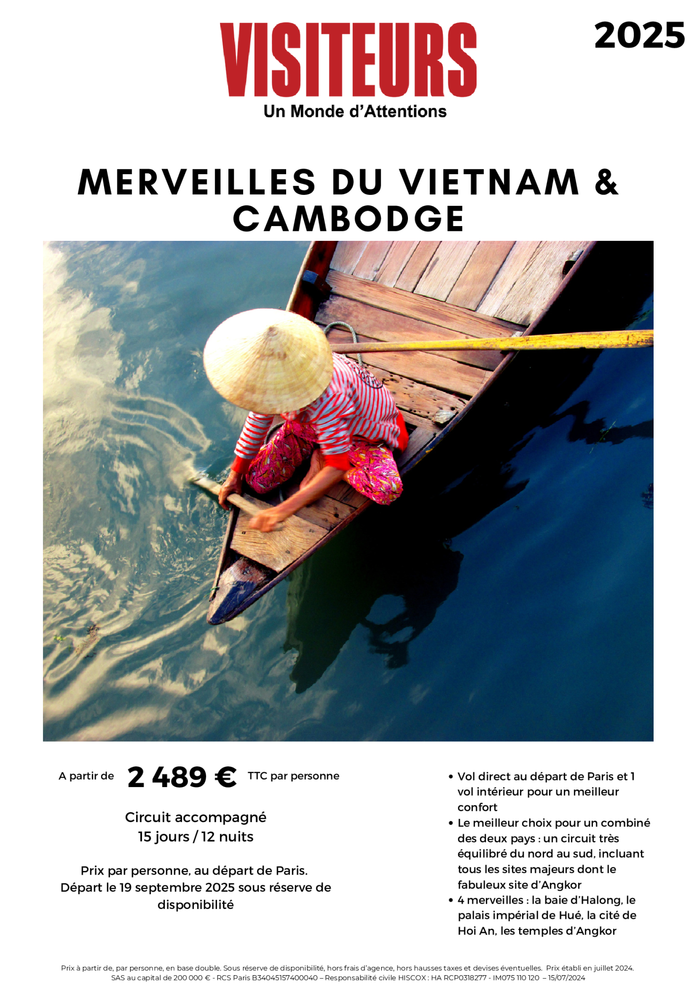 Circuit Visiteurs : Vietnam & Cambodge