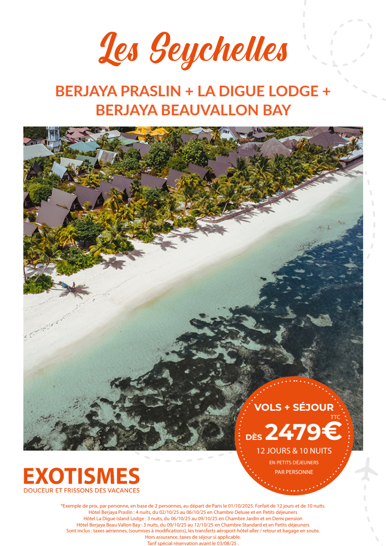 Séjour Exotismes : Seychelles