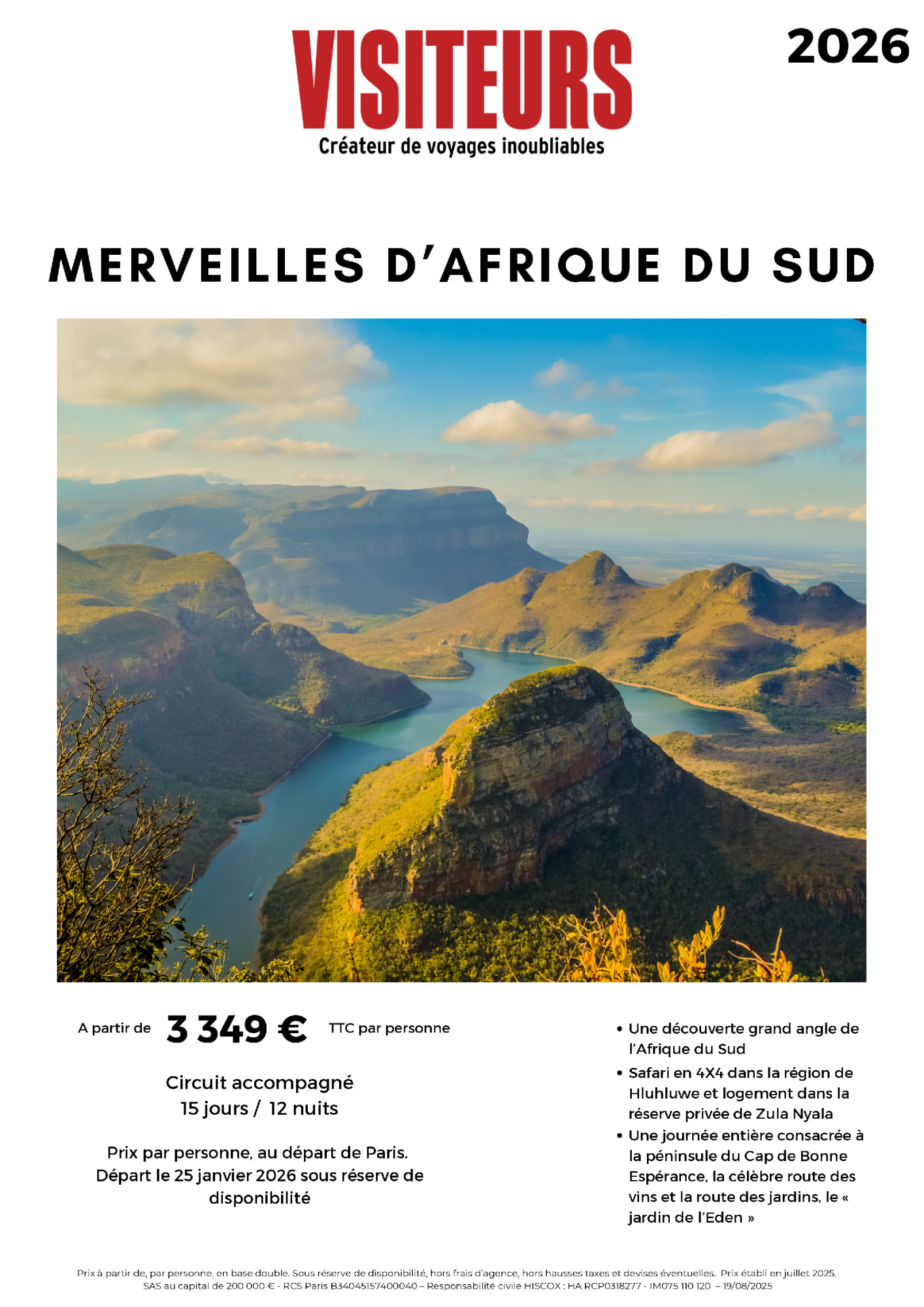 VISITEURS : Merveilles Afrique du sud