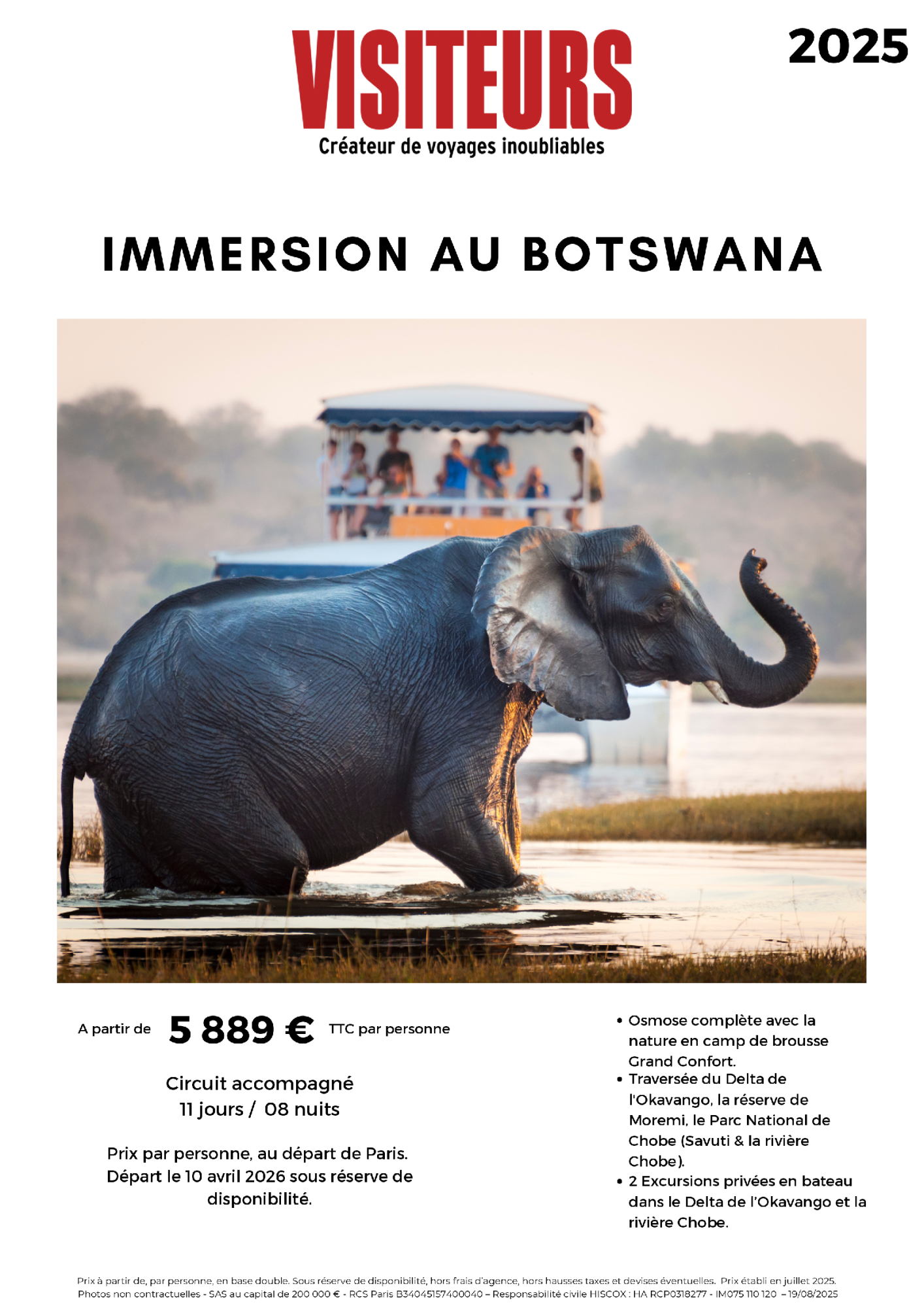 VISITEURS : Immersion Botswana