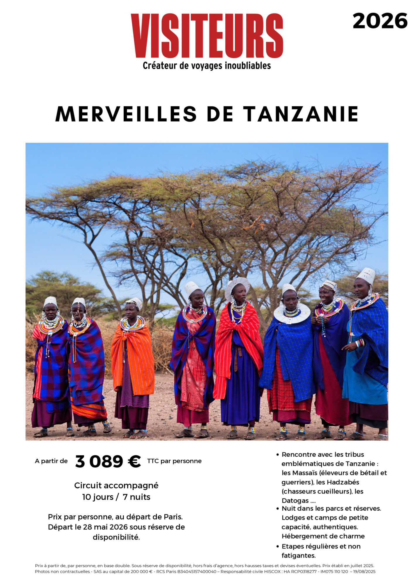 VISITEURS : Merveilles Tanzanie