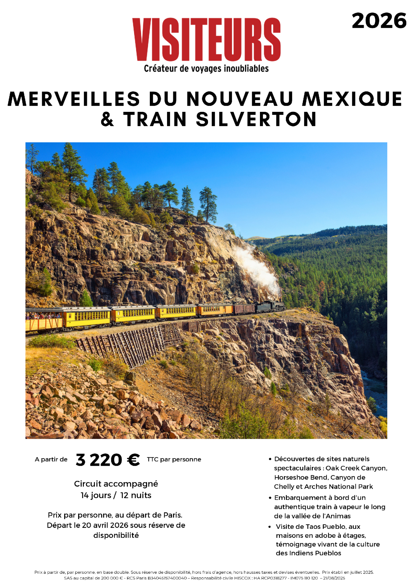 VISITEURS : Merveilles nouveau Mexique