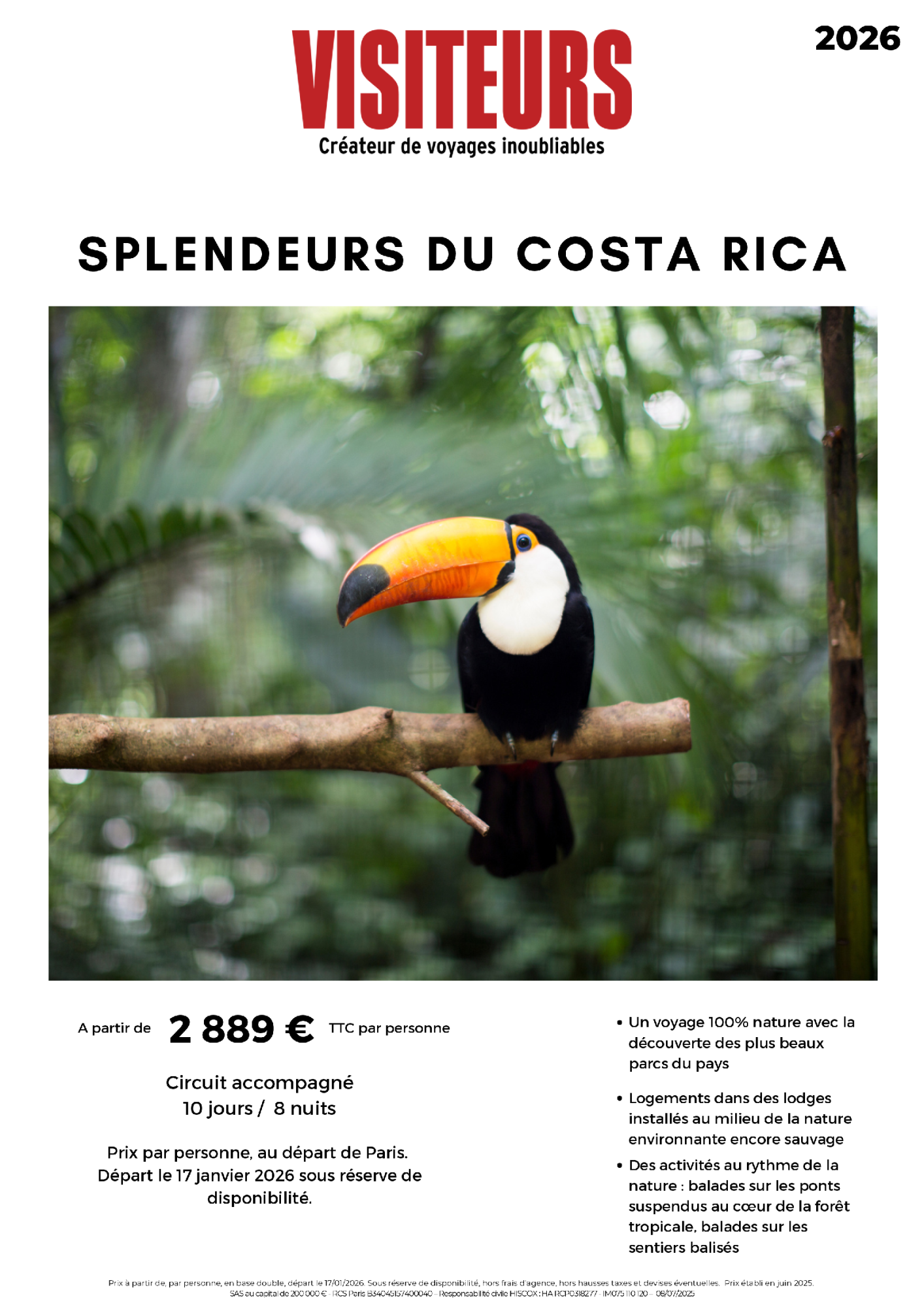 VISITEURS : Splendeurs Costa Rica