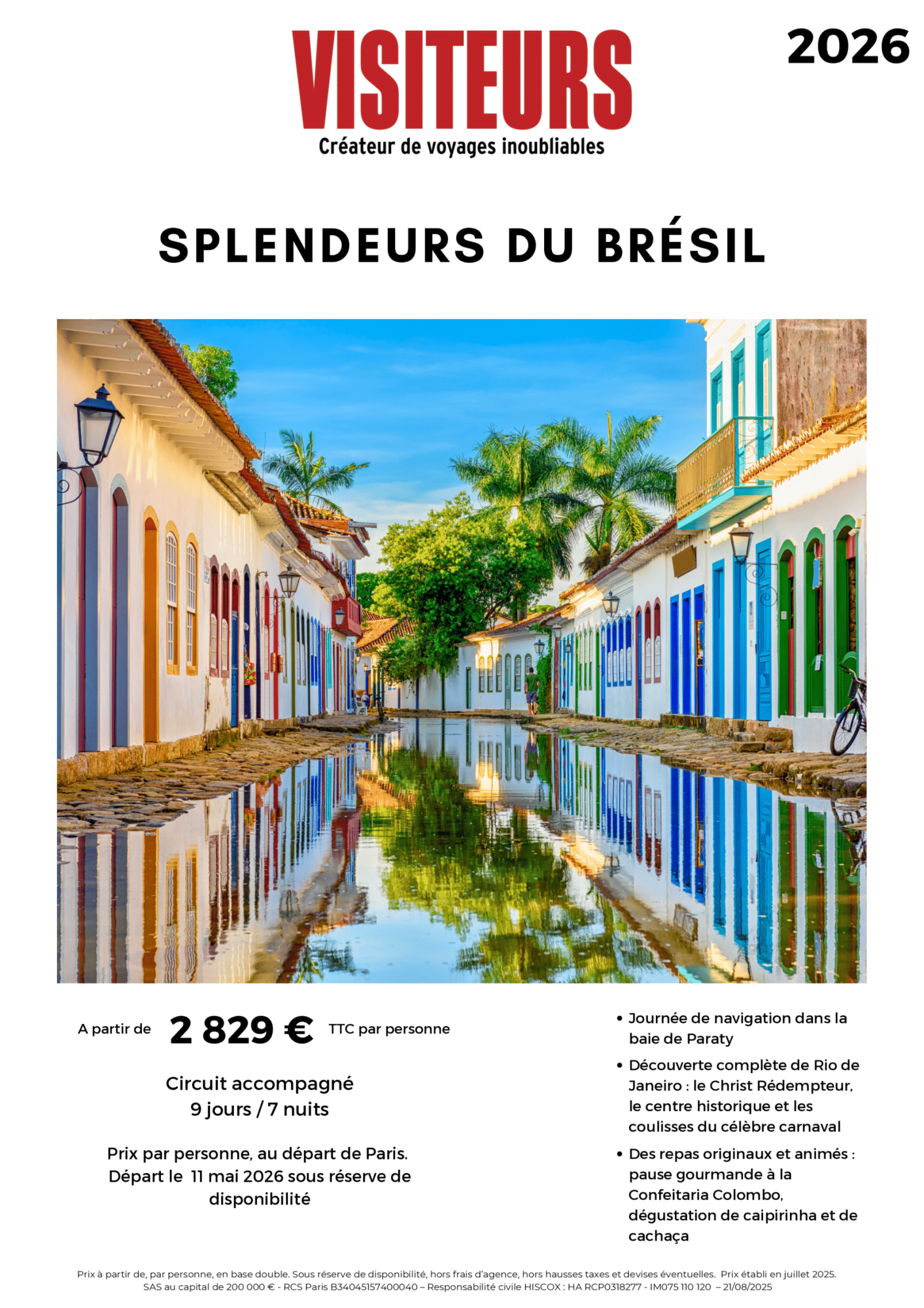 VISITEURS : Splendeurs Brésil