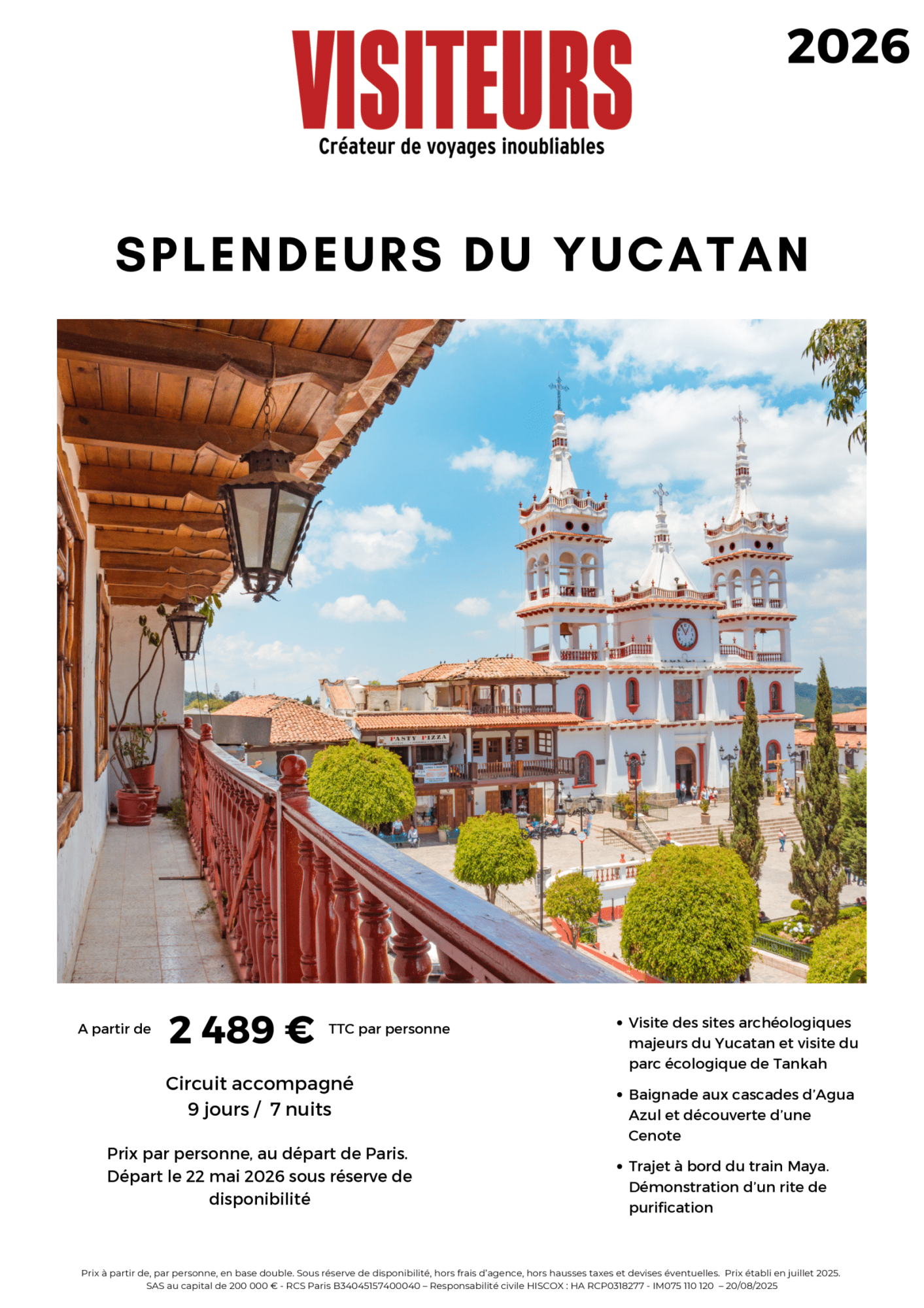 VISITEURS : Splendeurs Yucatan