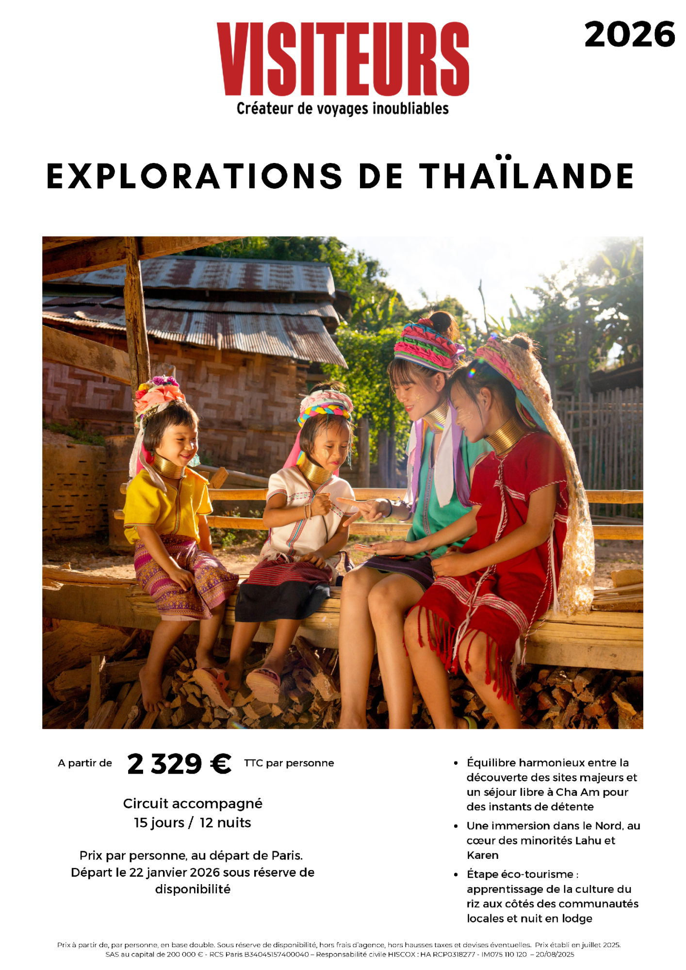 VISITEURS : Explorations Thaïlande