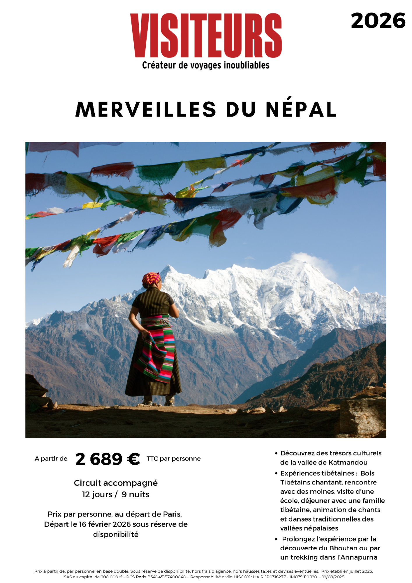 VISITEURS : Merveilles Népal