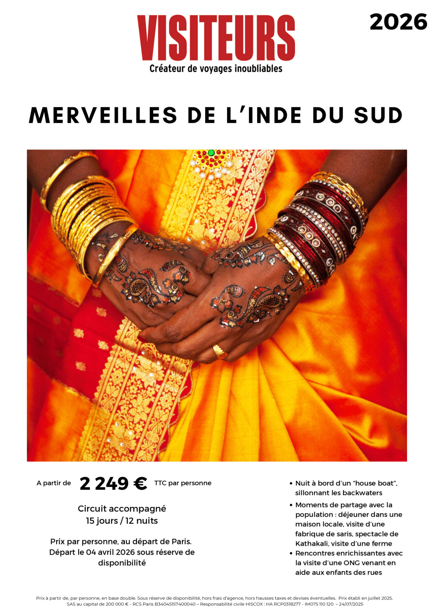 VISITEURS : Merveilles Inde du Sud
