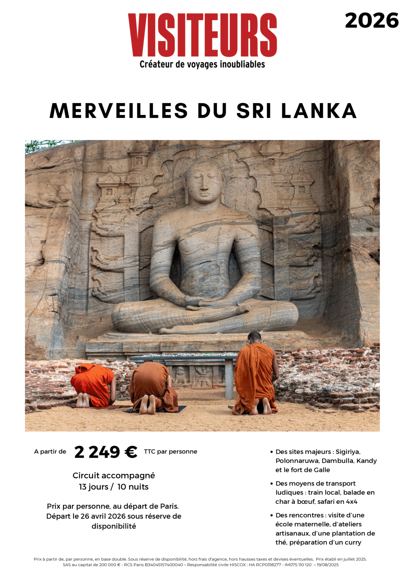 VISITEURS : Merveilles Sri Lanka