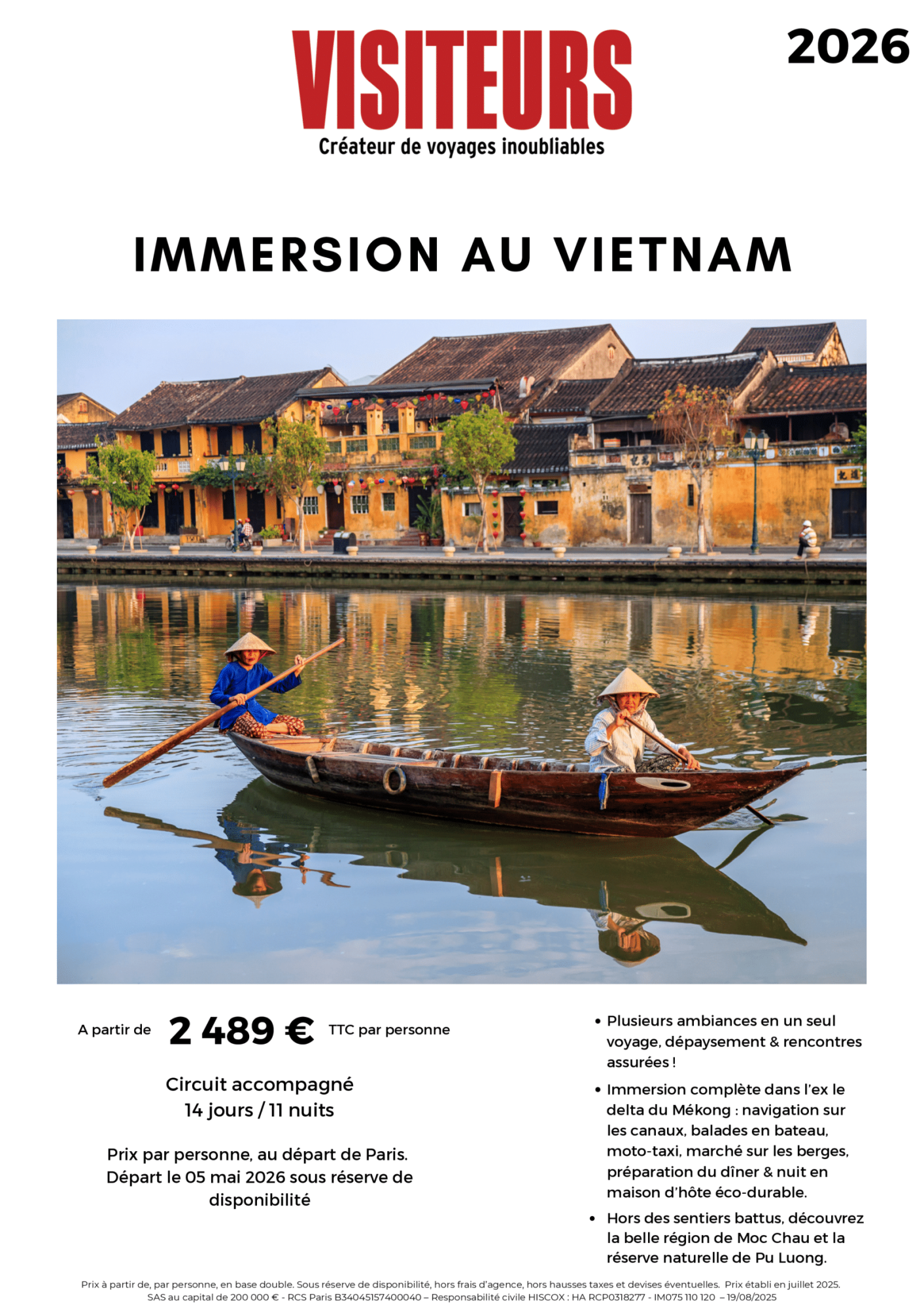 VISITEURS : Immersion Vietnam