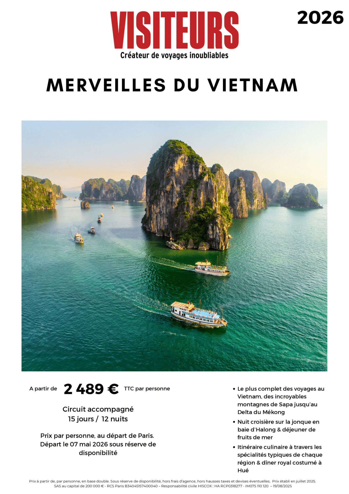 VISITEURS : Merveilles Vietnam