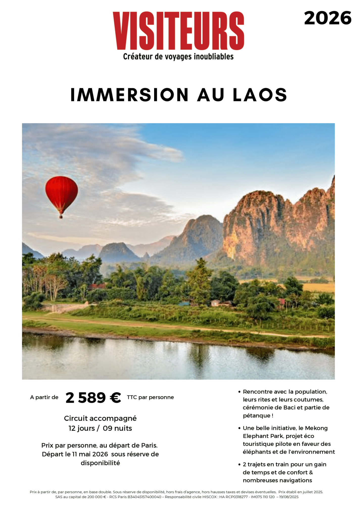 VISITEURS : Immersion Laos