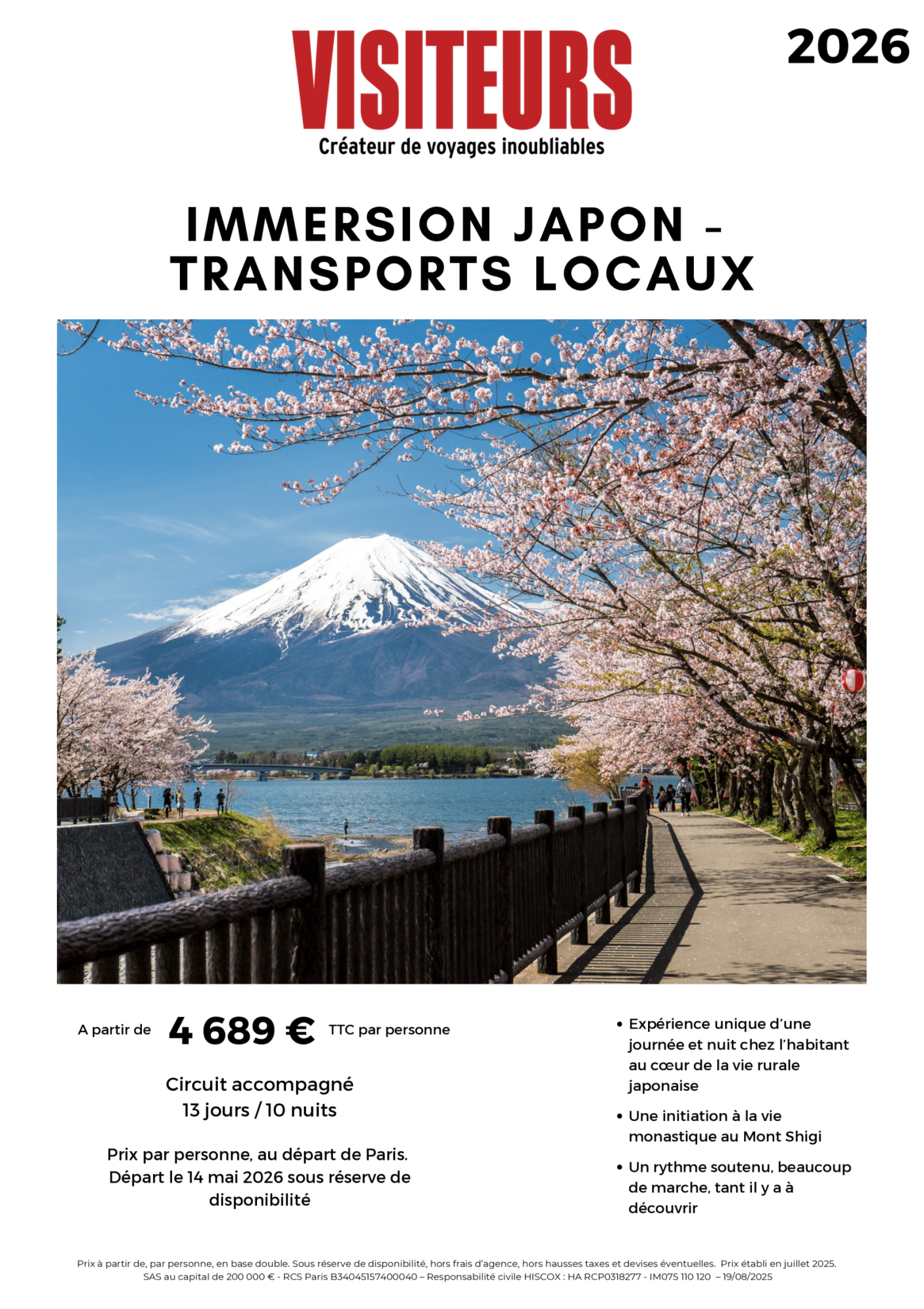 VISITEURS : Immersion Japon
