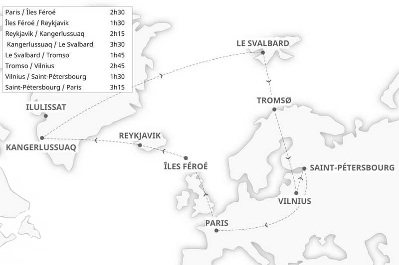 L'Europe du Nord en jet priv, formule TOUT COMPRIS