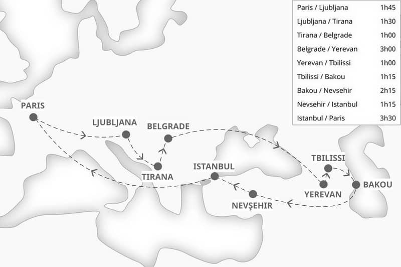 Perles du Caucase et des Balkans en jet privé formule TOUT COMPRIS