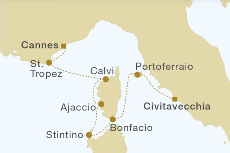 Croisire spciale francophone de Rome  Cannes