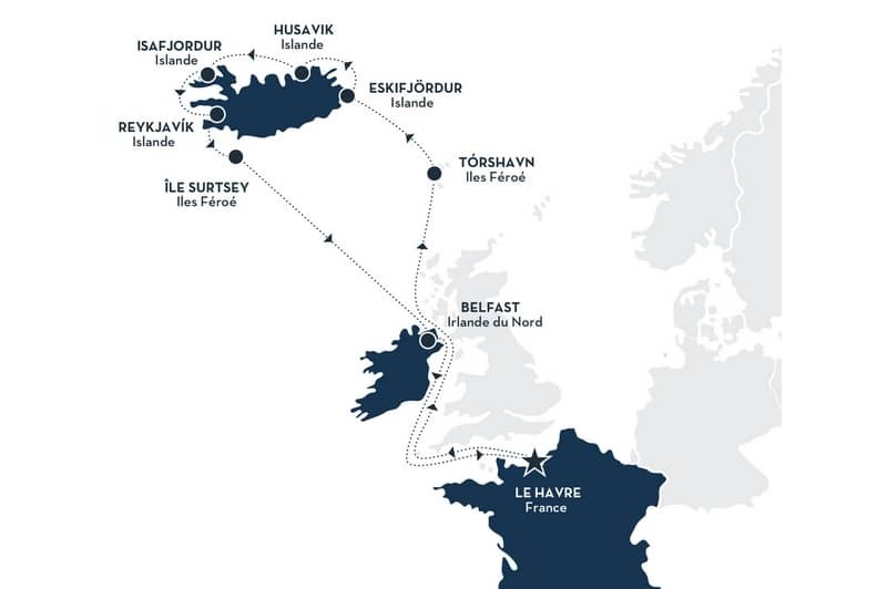 NOUVELLE COMPAGNIE 100% francophone : Islande, terre de feu & de geysiers