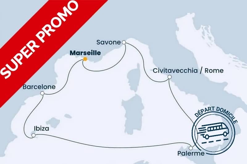 PROMO : Espagne & Italie au dpart de votre domicile