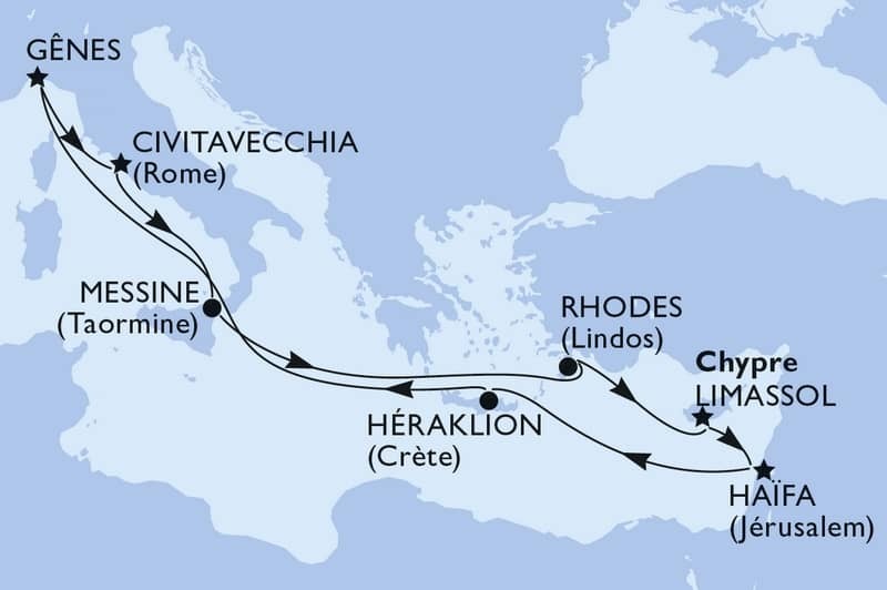 DPART DOMICILE : Italie, Chypre, Isral, Grce