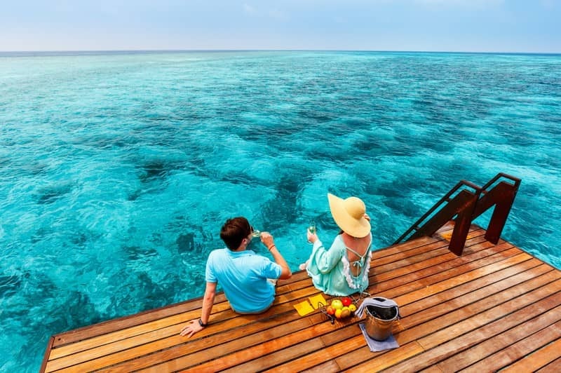 Voyage de noces aux Maldives