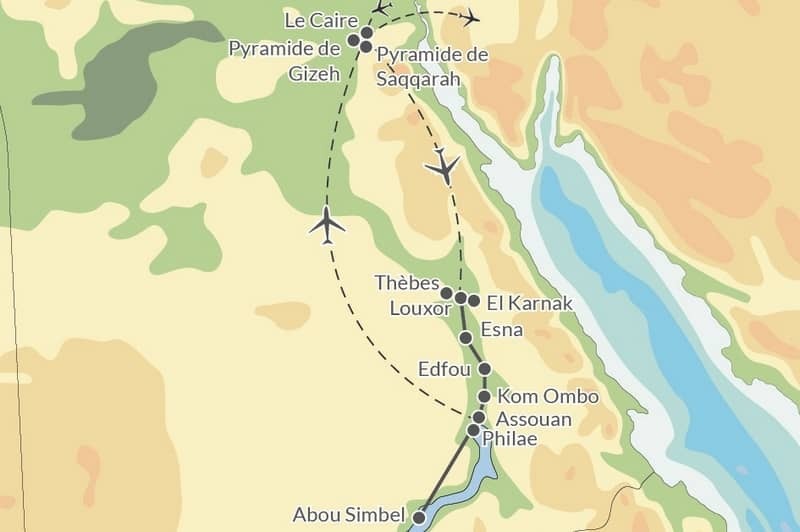 CROISIRE GYPTE : Paysages du Nil et du Caire