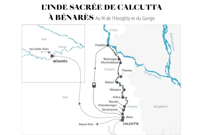 Croisière exclusive : L'Inde sacrée de Calcutta à Bénarès