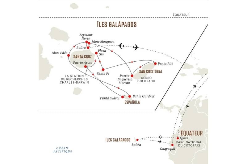Croisière d'expédition dans les îles Galápagos