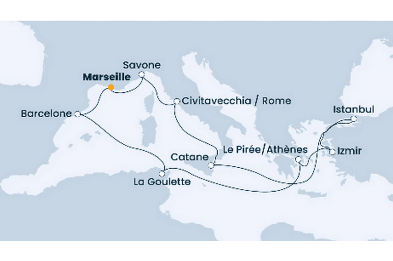 DEPART DOMICILE : Italie, Sicile, Turquie, Grce, Tunisie, Espagne