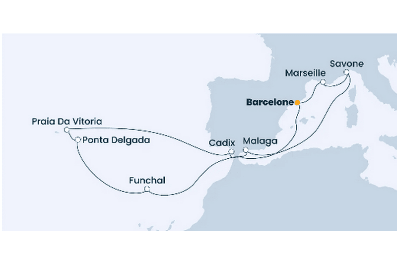 DÉPART DOMICILE : Italie, Espagne, Madère, Açores