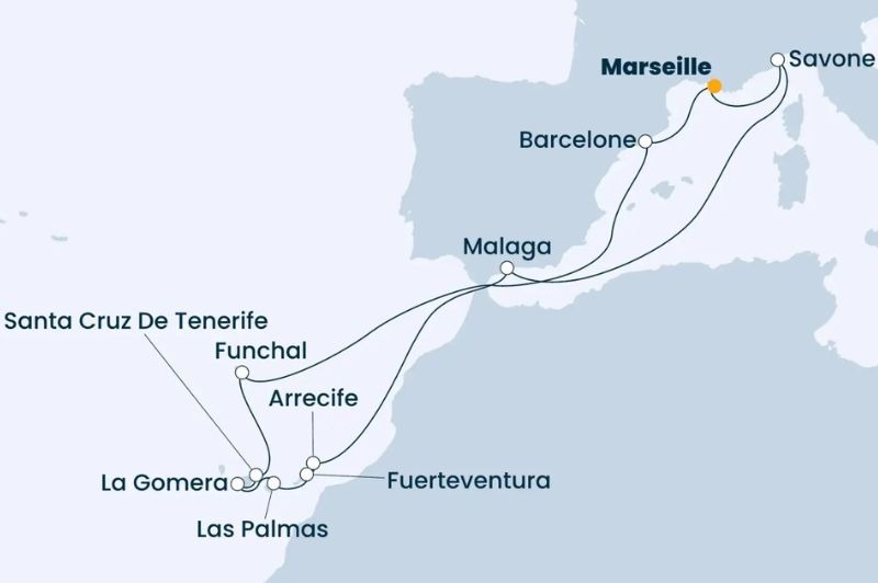 DPART DOMICILE : Grand tour des les Canaries
