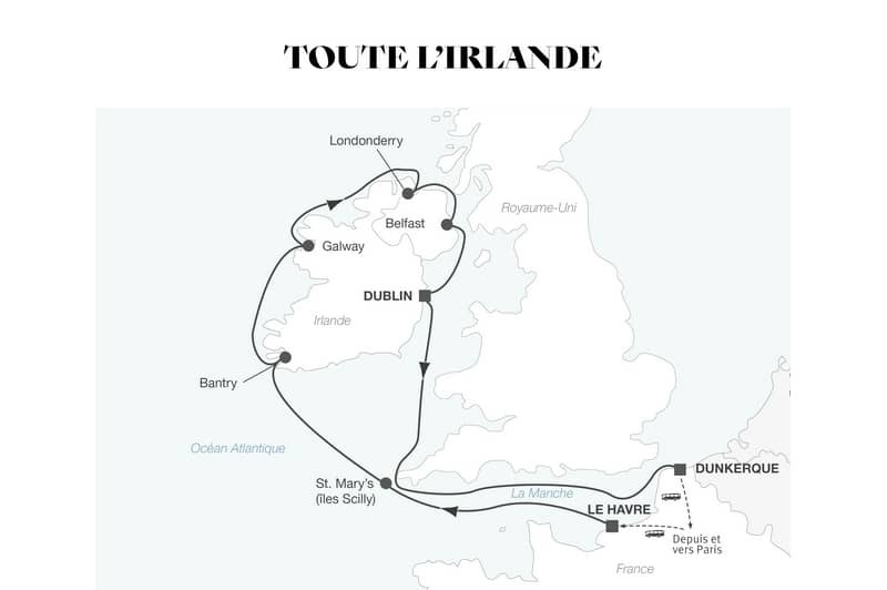 Croisire maritime : Toute L'Irlande